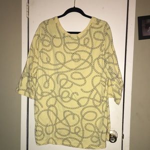 Sport Savvy yellow rope t-shirt